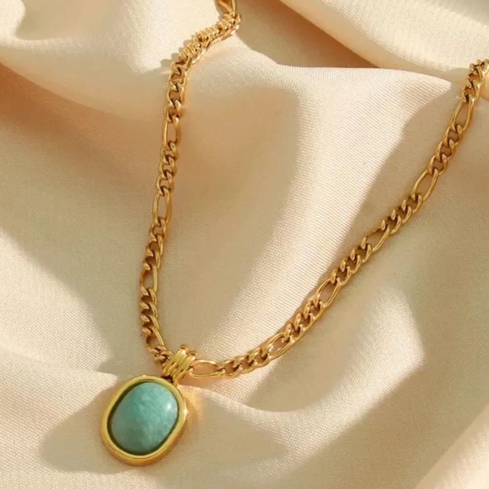 NEW 18K GOLD CHAIN NECKLACE, NICE NECKLACE, CUTE NECKLACE - Picture 2 of 6